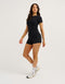 Lycra Seamless Tee - Black