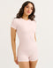 Lycra Seamless Tee - Mauve