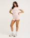 Lycra Seamless Tee - Mauve