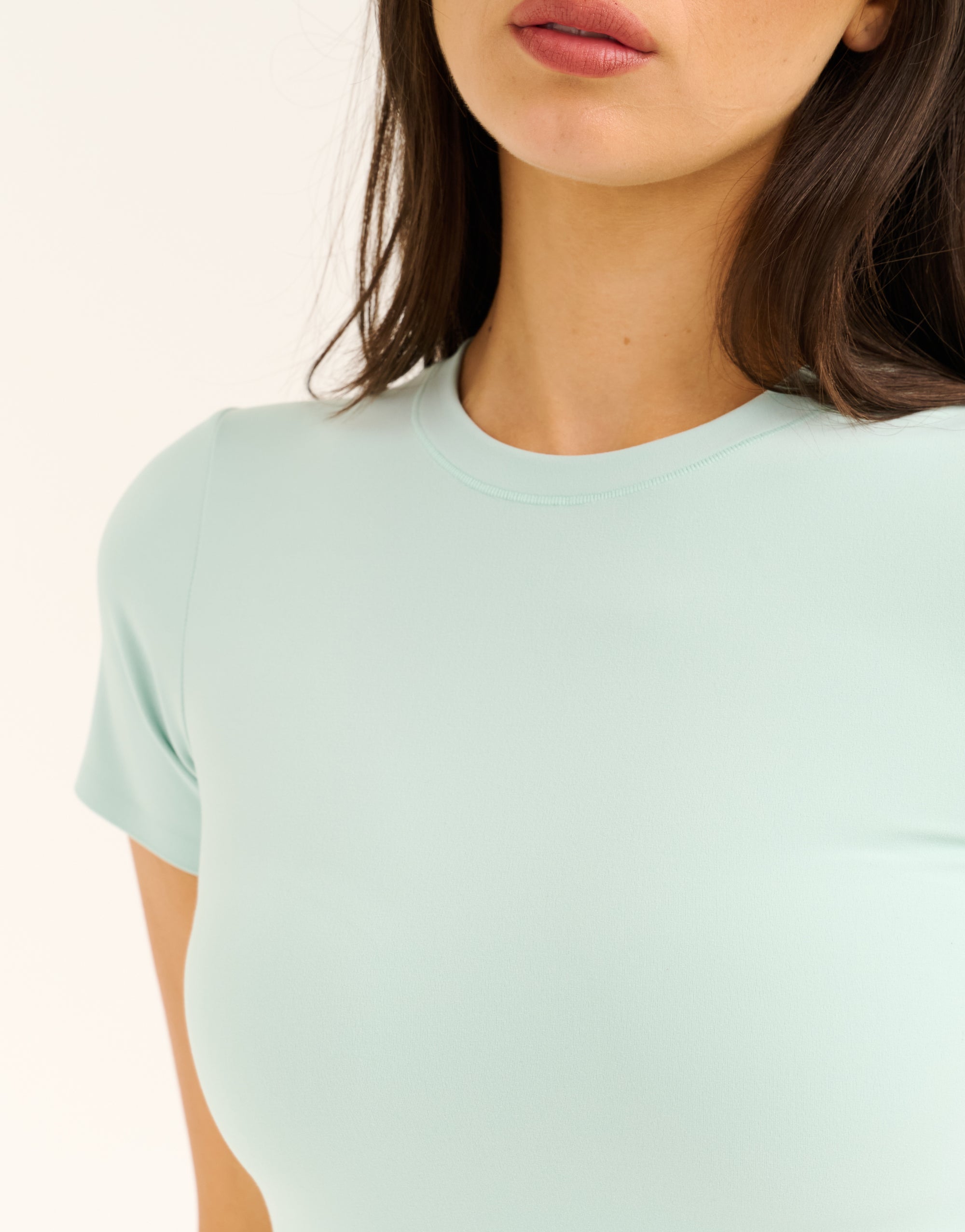 Lycra Seamless Tee - Mint