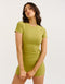 Lycra Seamless Tee - Olive