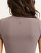 Lycra Seamless Tee - Slate Grey