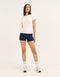 Lycra Seamless Tee - White