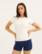 Lycra Seamless Tee - White