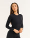 Lycra Seamless Long Sleeve - Black