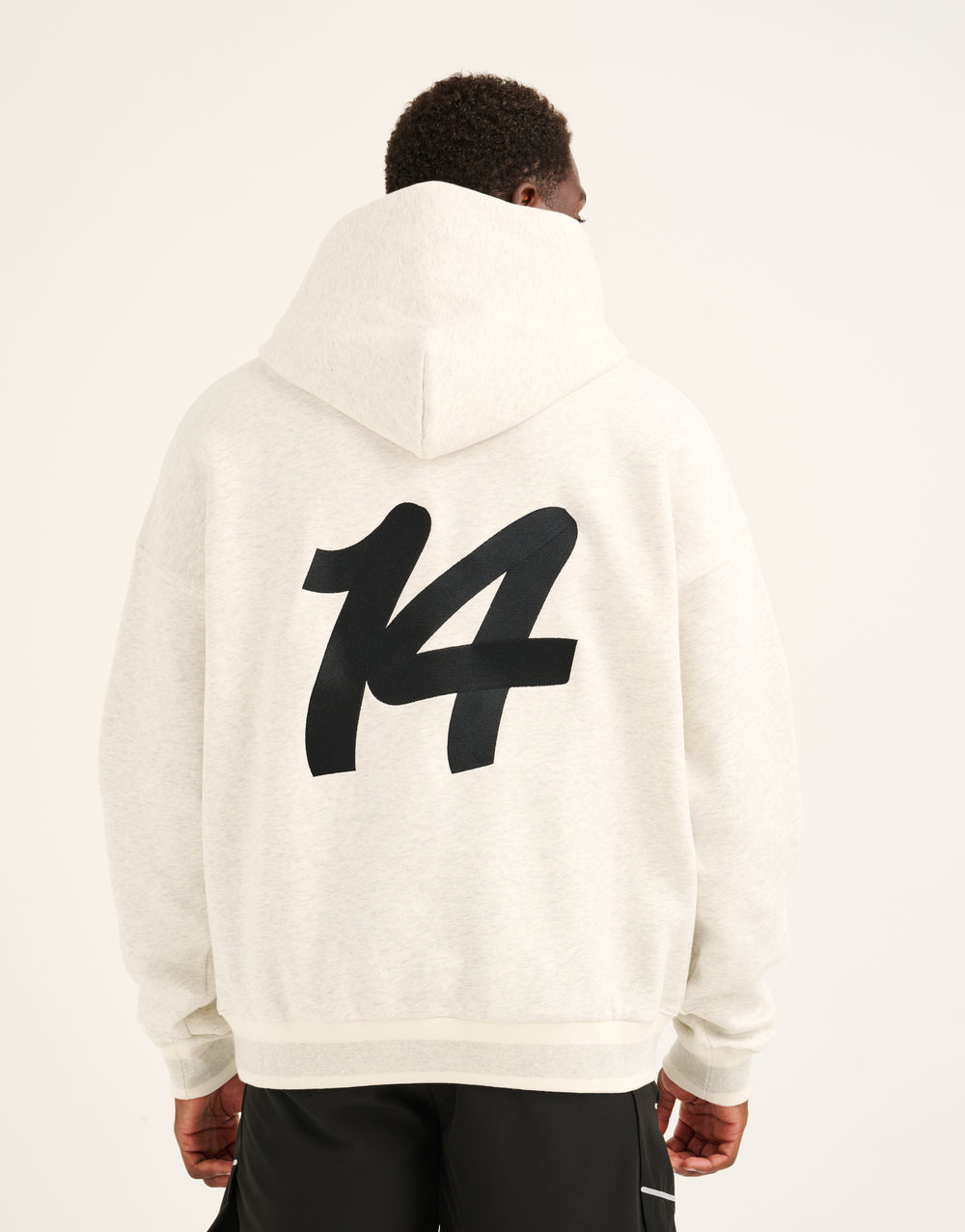 Script Hoodie - Heather Grey