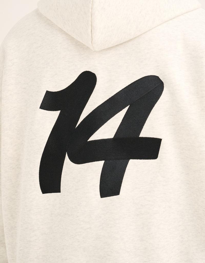 Script Hoodie - Heather Grey