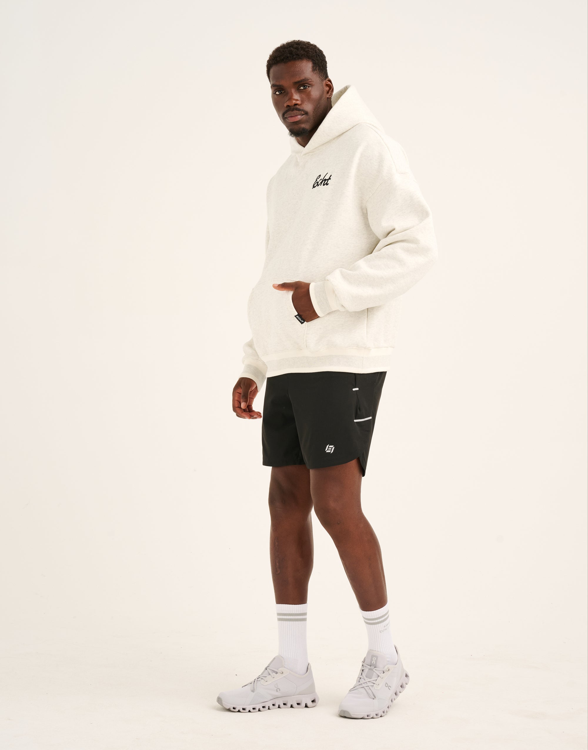 Script Hoodie - Heather Grey