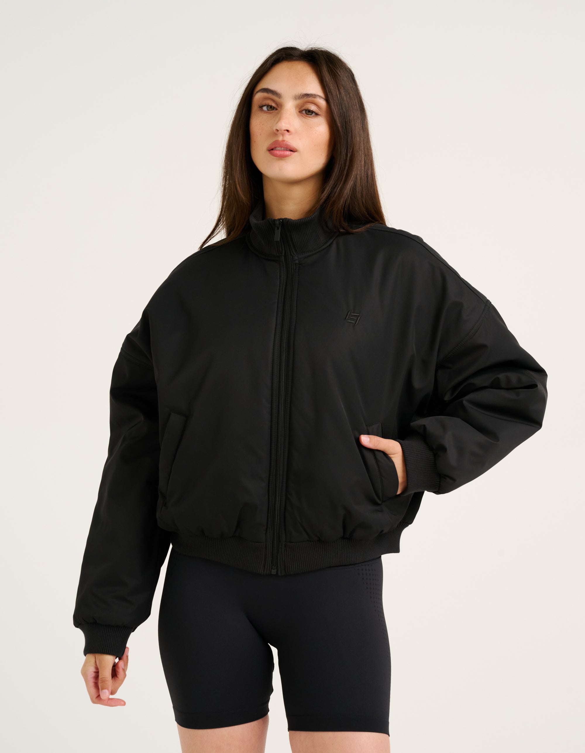 Tempo Pulse Bomber Jacket - Phantom Black