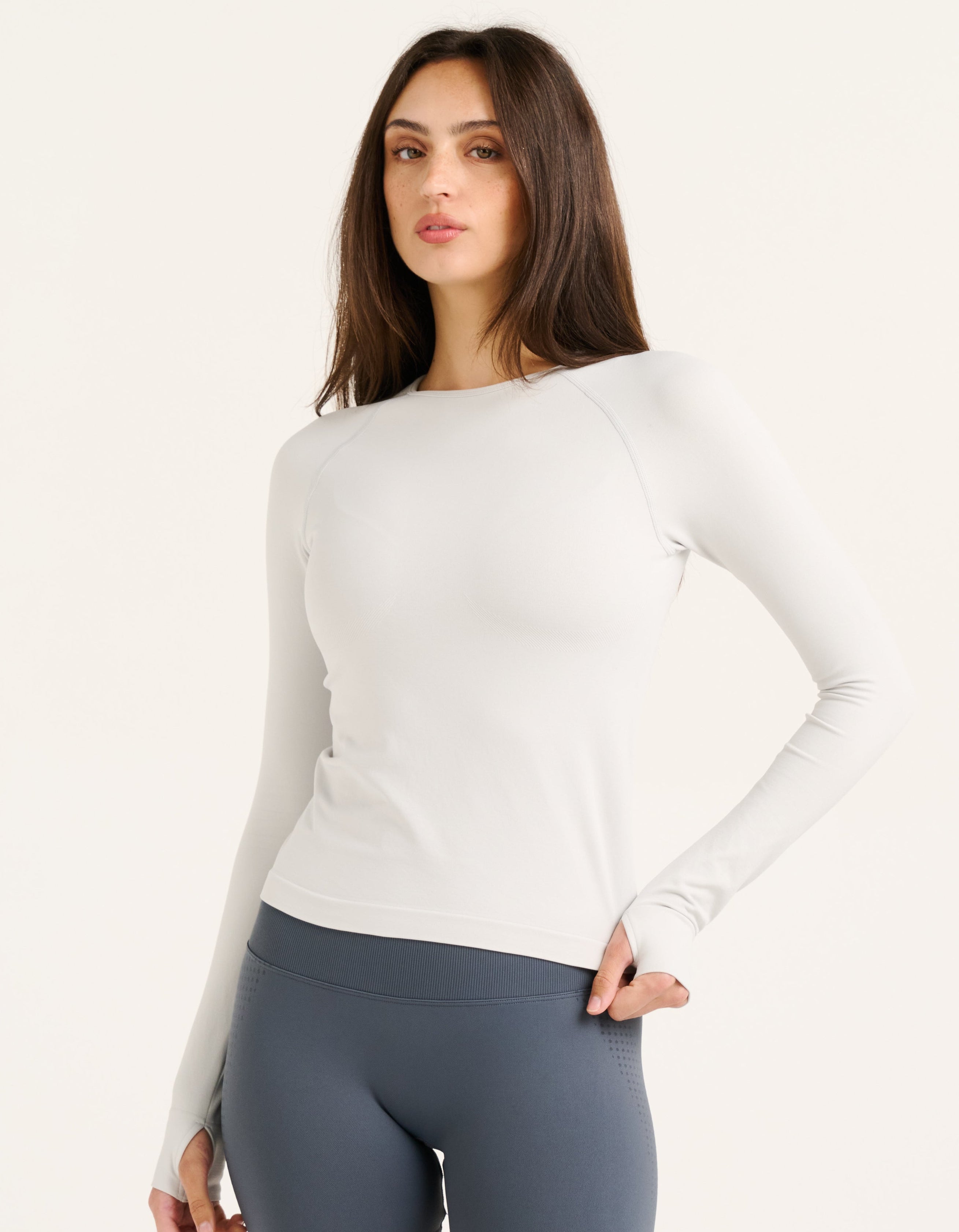 Tempo Pulse Compression Long Sleeve - Glacier