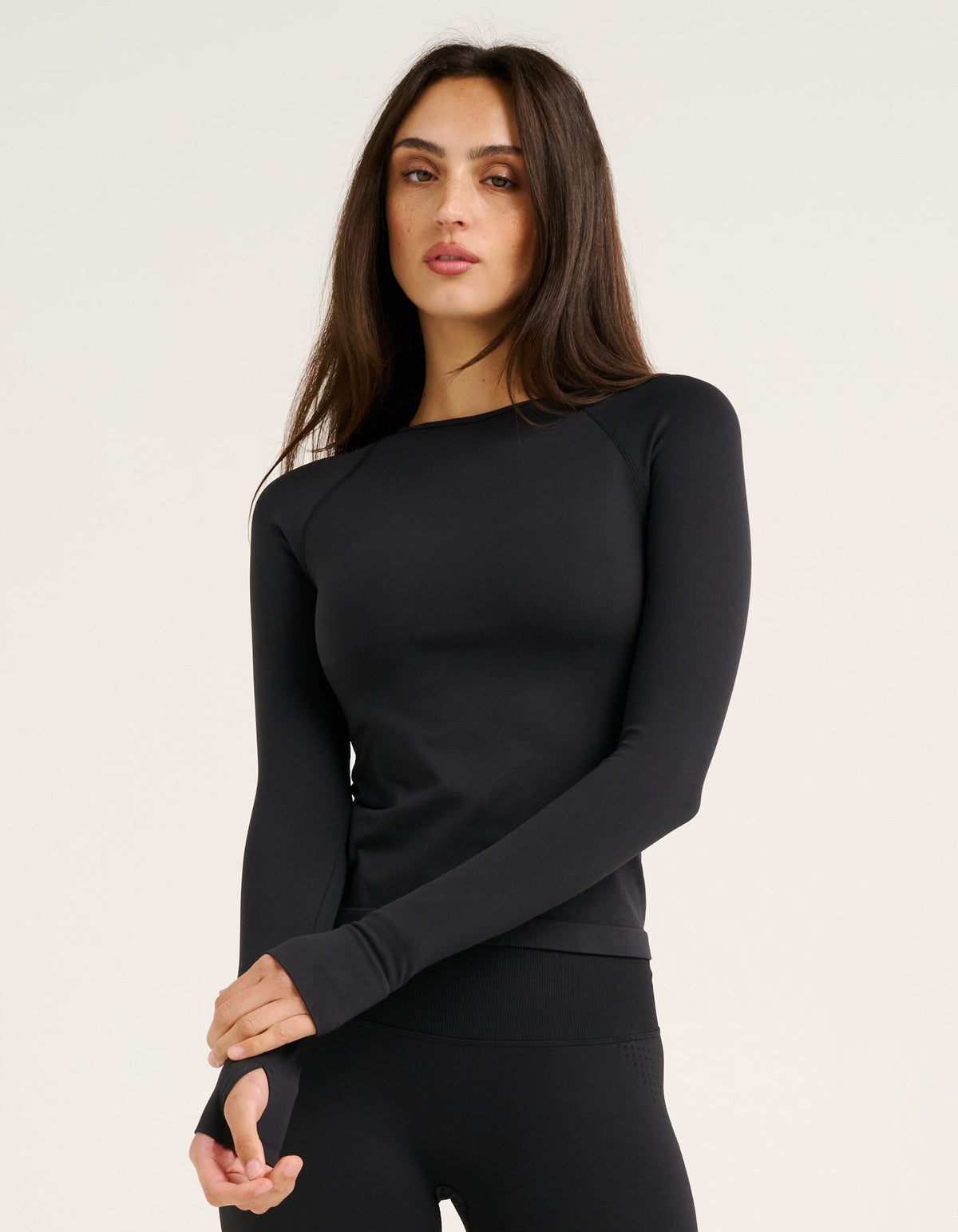 Tempo Pulse Compression Long Sleeve - Phantom Black