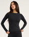 Tempo Pulse Compression Long Sleeve - Phantom Black
