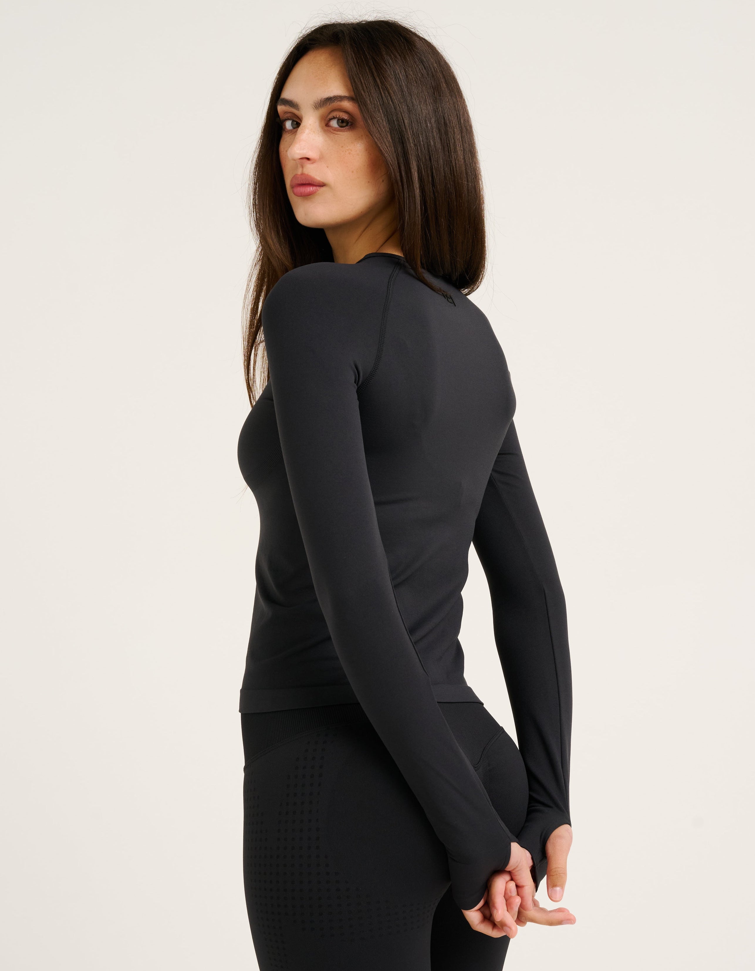 Tempo Pulse Compression Long Sleeve - Phantom Black