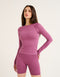 Tempo Pulse Compression Long Sleeve - Plum