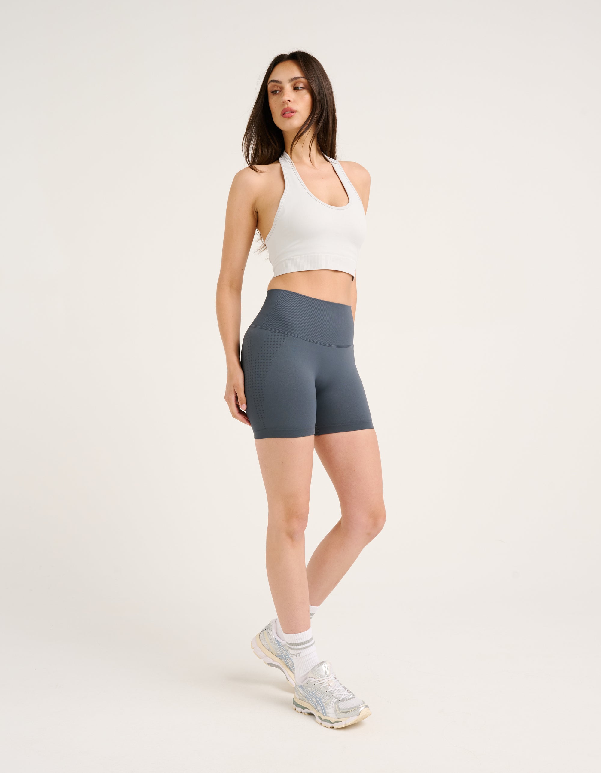 Tempo Pulse Halter Bra - Glacier