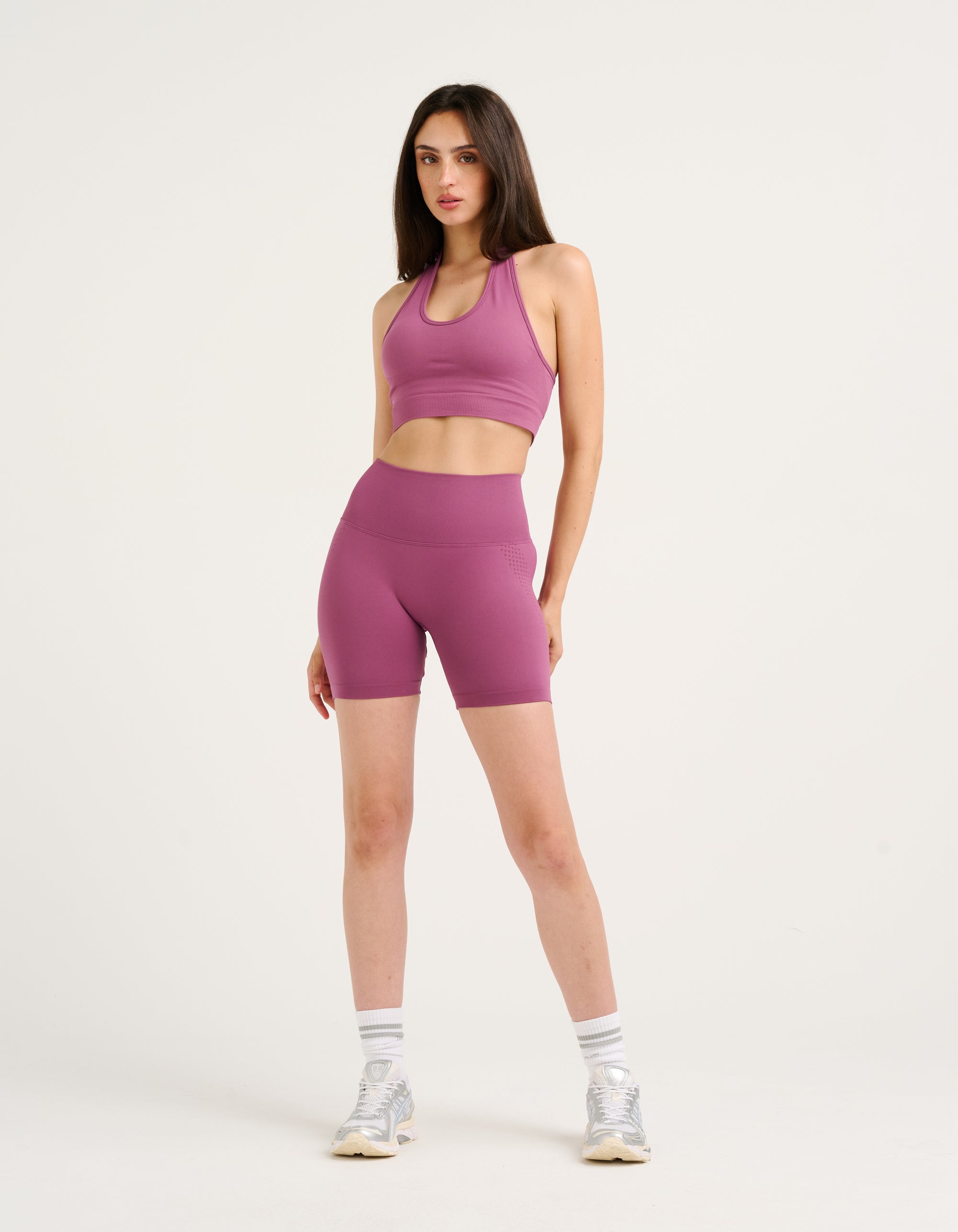 Tempo Pulse Halter Bra - Plum