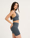 Tempo Pulse Halter Bra - Storm Grey