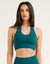 Tempo Pulse Halter Bra - Teal