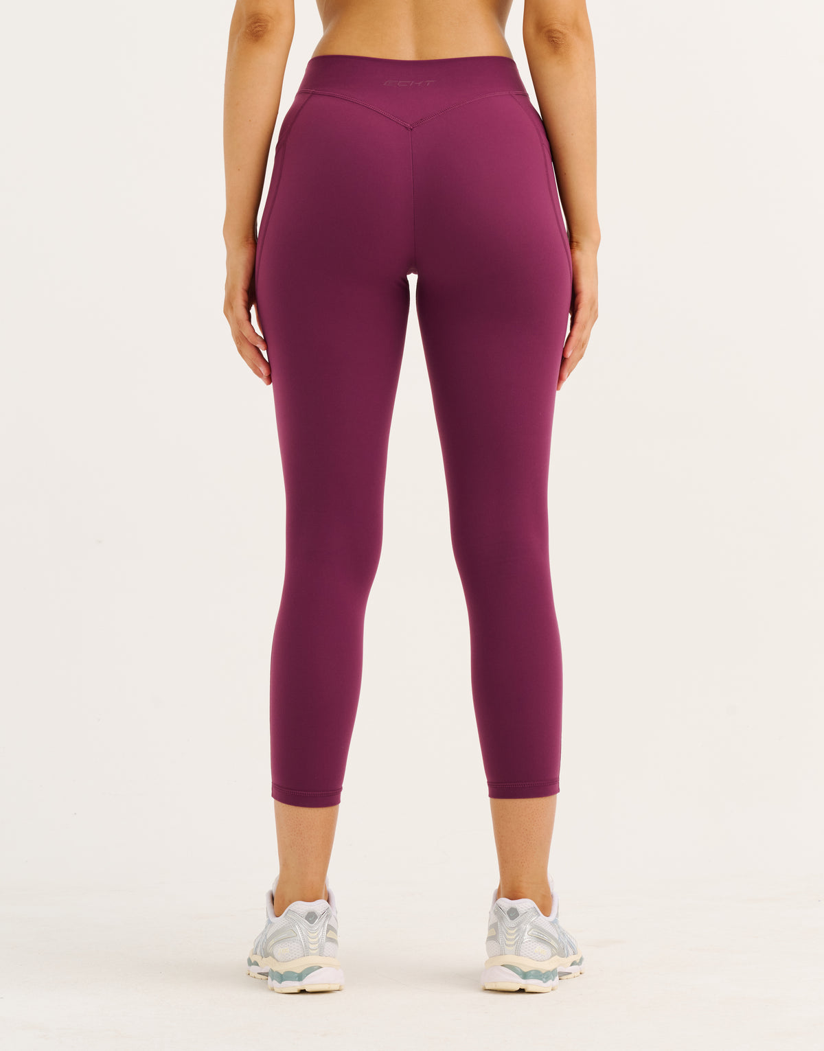 Ascend Pocket Mid-Waist Leggings 23" - Blackberry