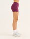 Ascend Pocket Mid-Waist Shorts 4" - Blackberry
