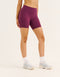 Ascend Pocket Mid-Waist Shorts 6" - Blackberry
