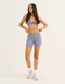 Ascend Pocket Mid-Waist Shorts 6" - Washed Blue
