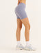 Ascend Pocket Mid-Waist Shorts 6" - Washed Blue