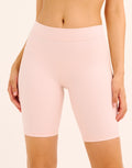 Ascend Pocket Mid-Waist Shorts 8" - Mauve