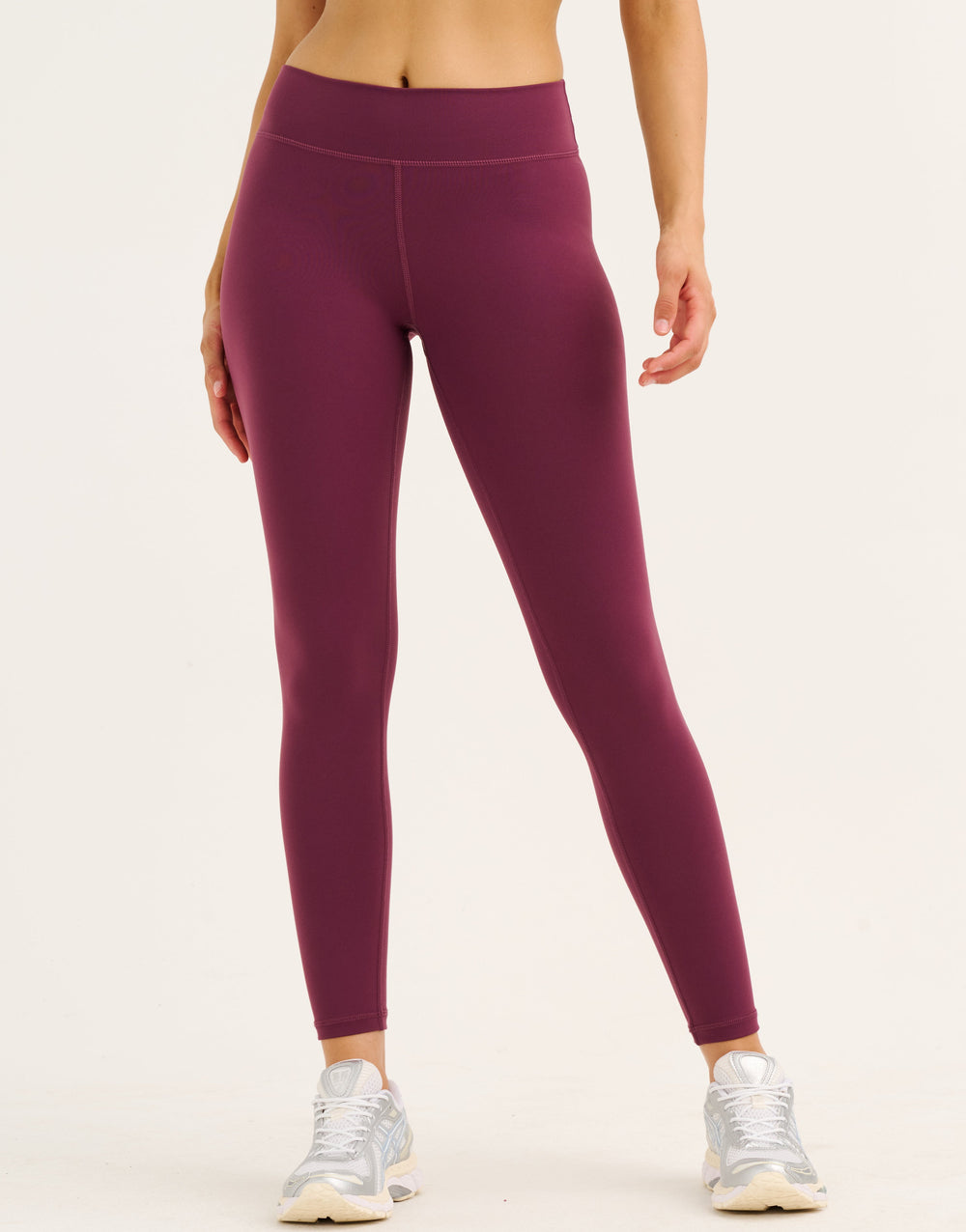 Force Scrunch Mid-Waist Leggings - Blackberry
