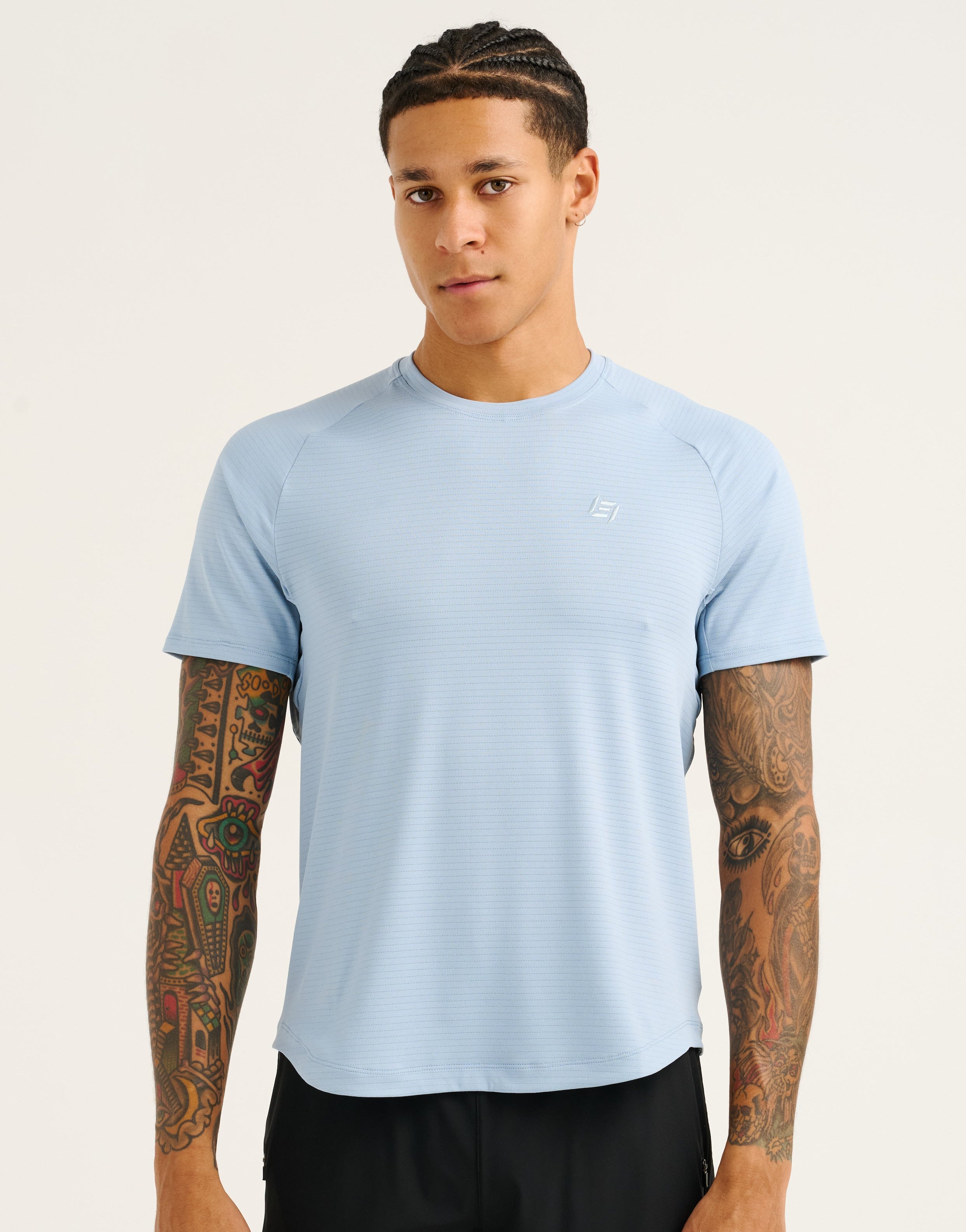 Performance Tee 28" - Dusty Blue