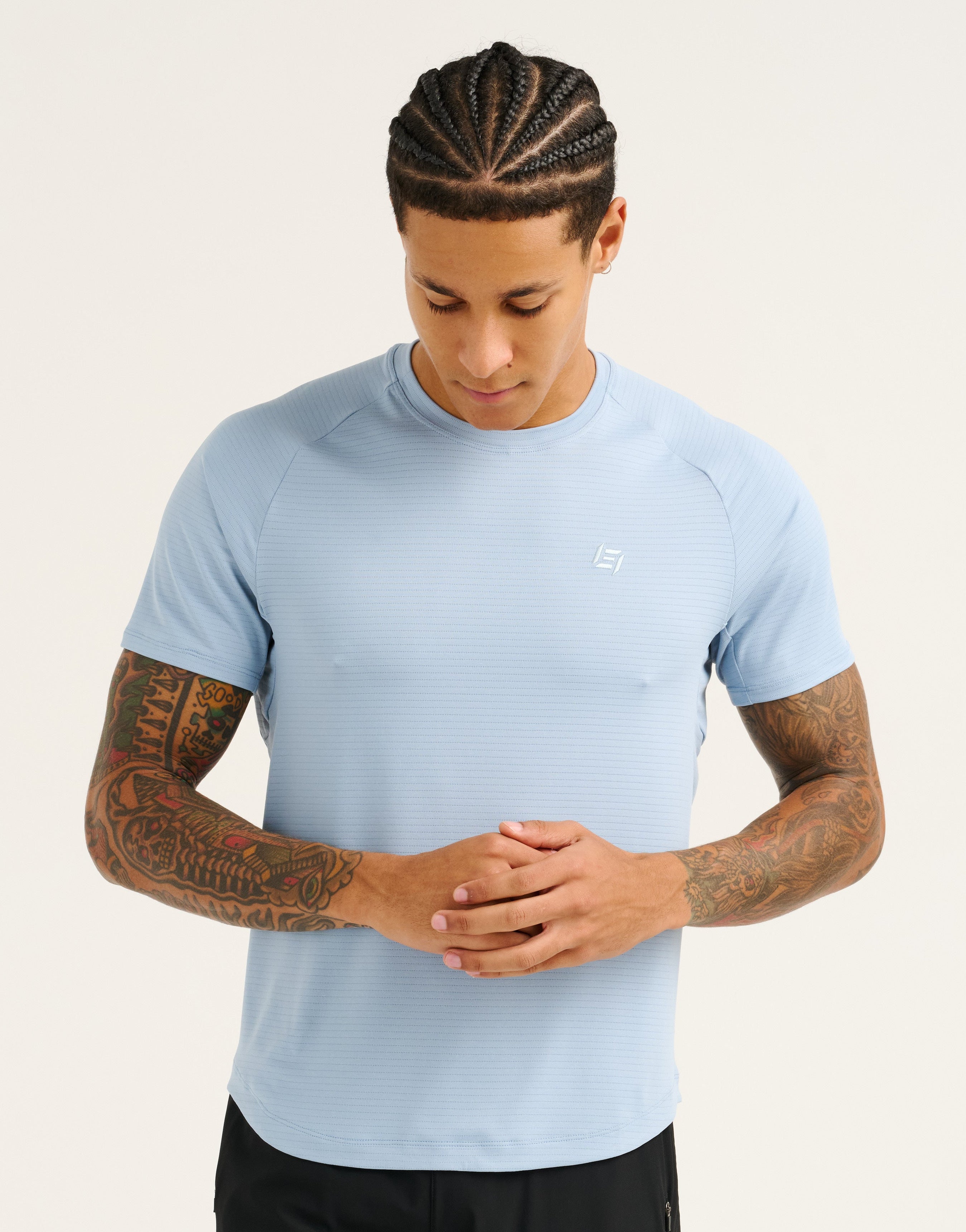 Performance Tee 28" - Dusty Blue