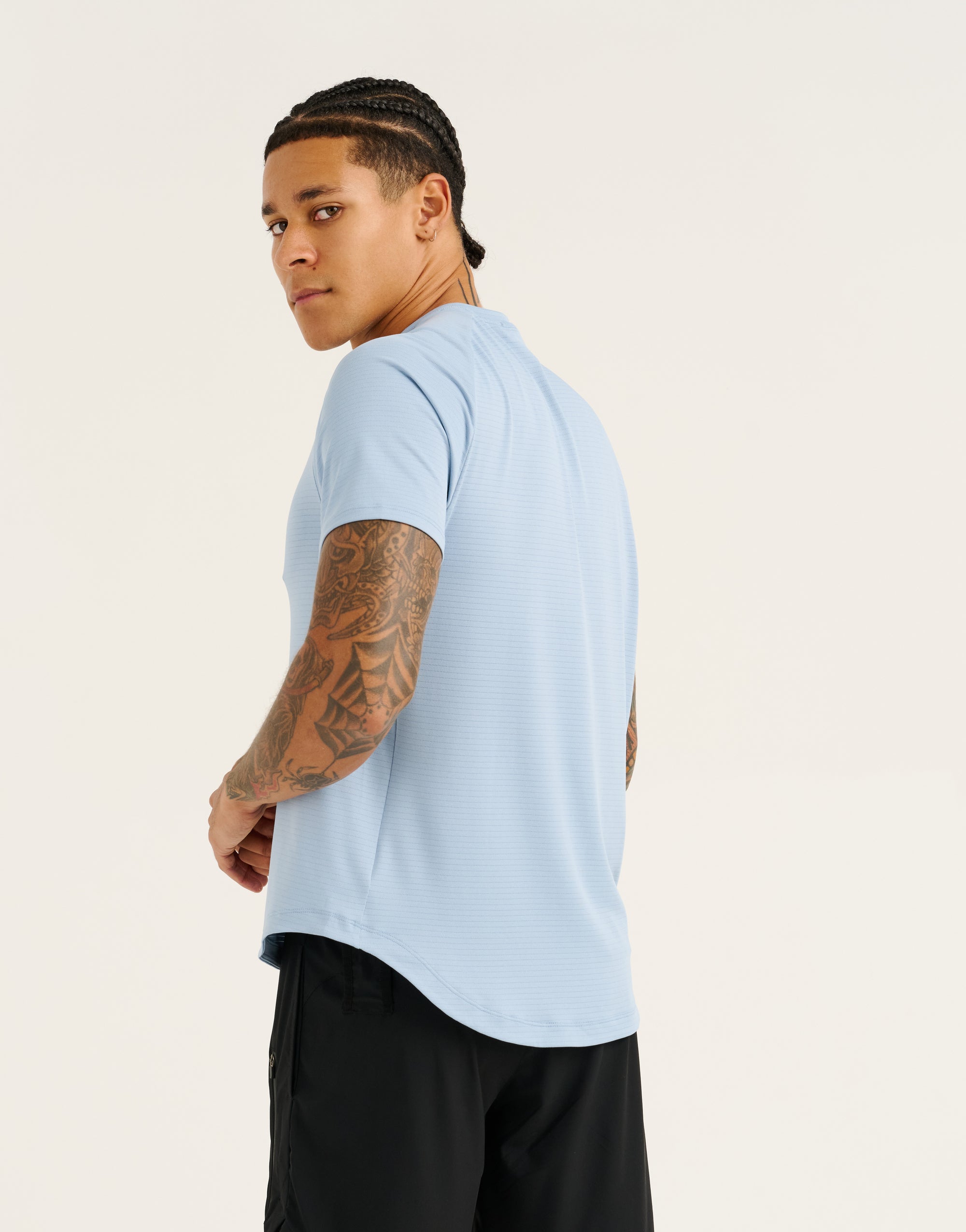 Performance Tee 28" - Dusty Blue