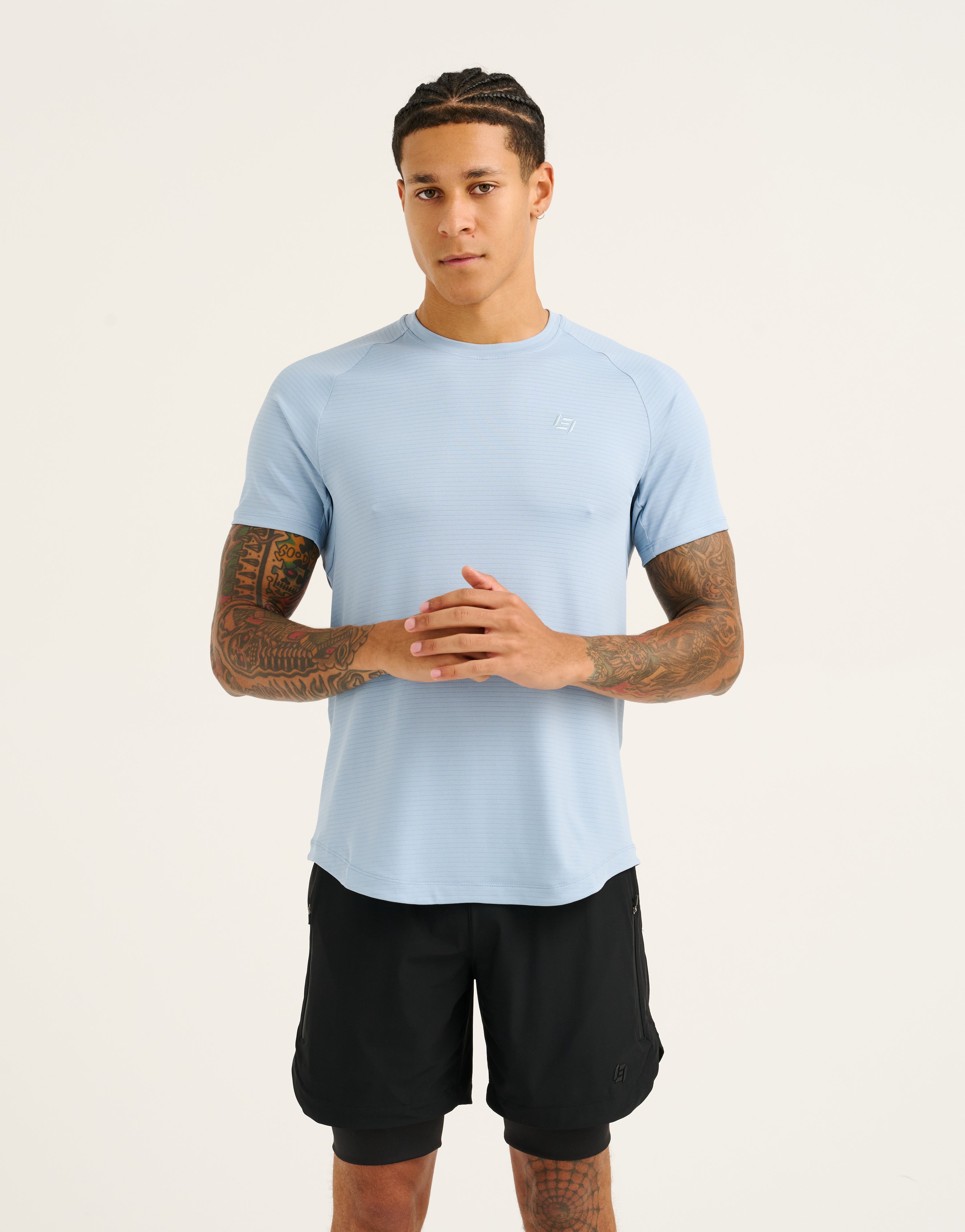 Performance Tee 30" - Dusty Blue