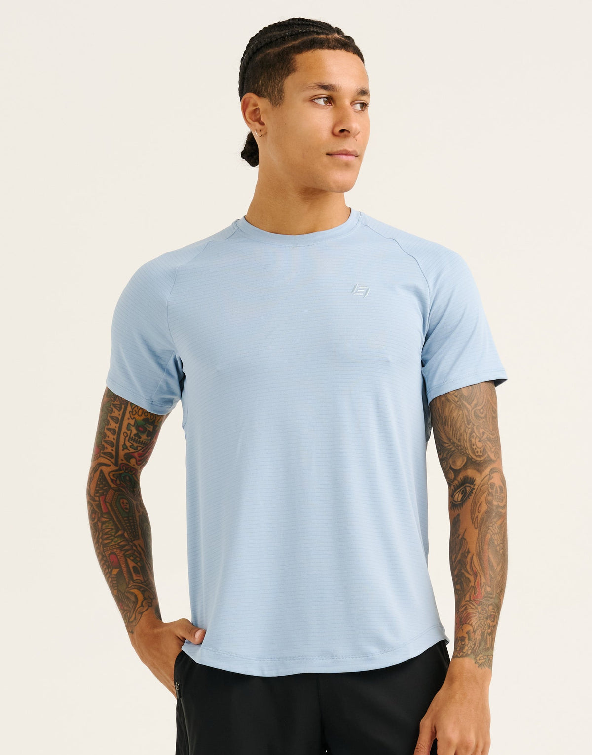 Performance Tee 30" - Dusty Blue
