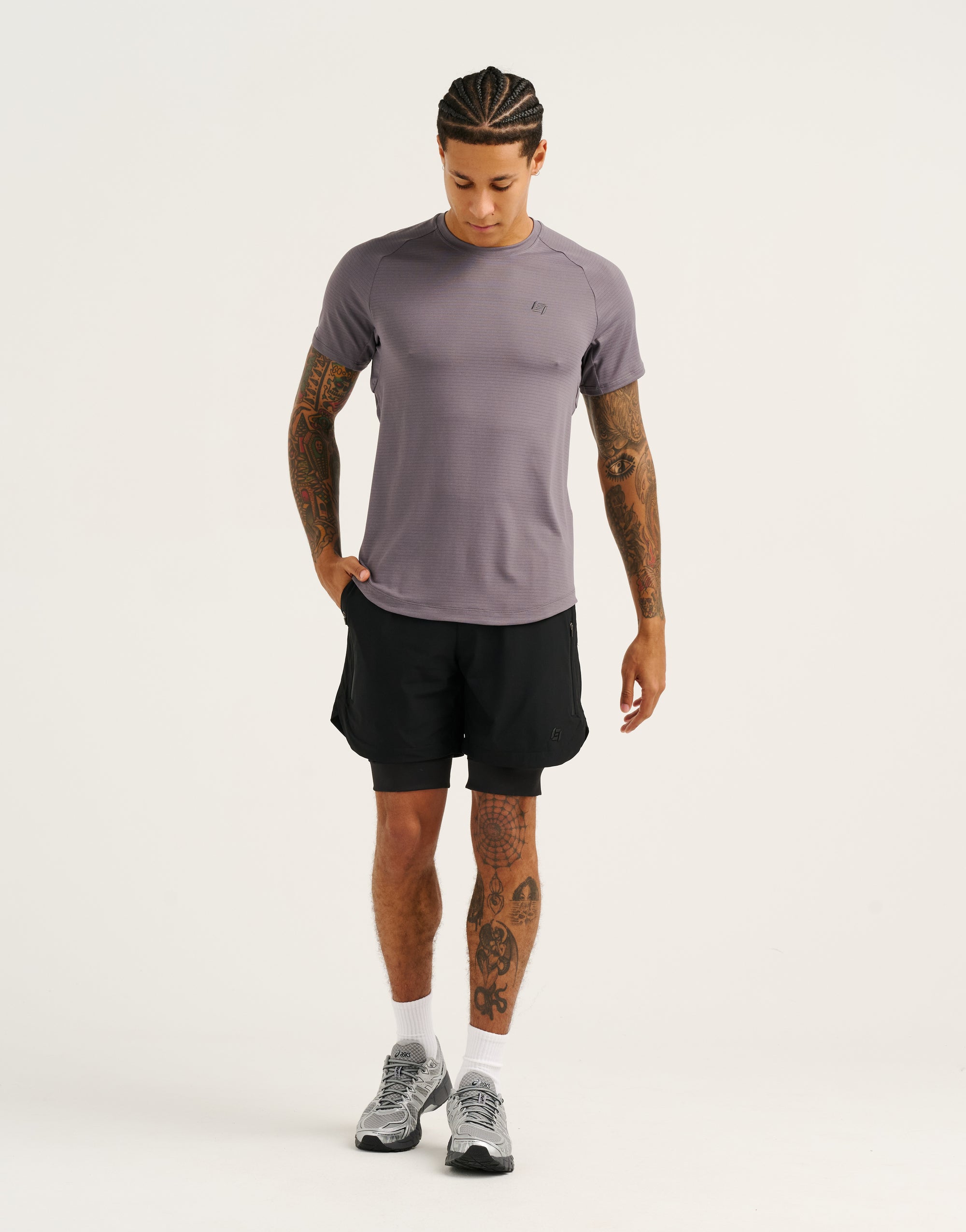 Performance Tee 28" - Slate Grey
