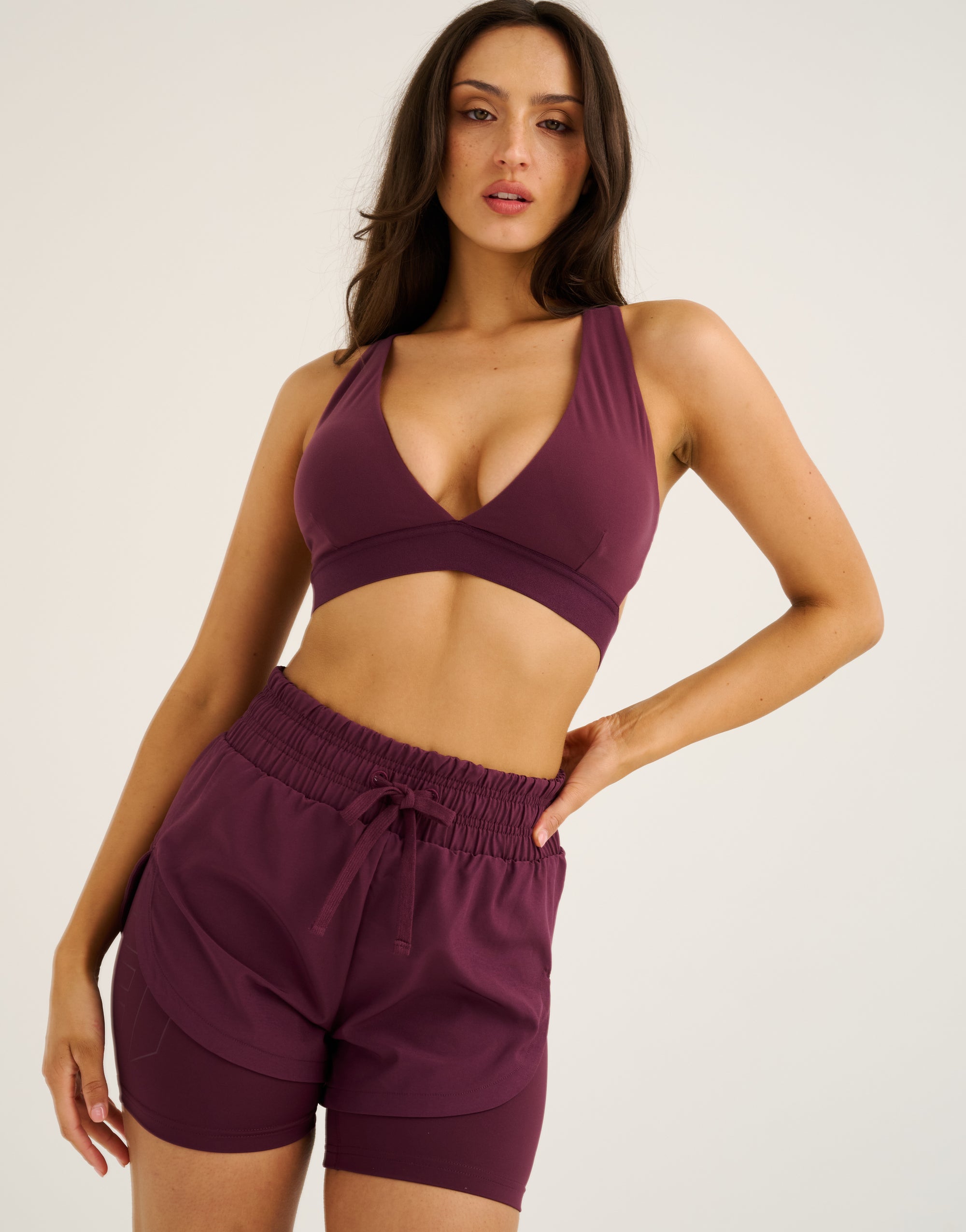 Relentless Sports Bra - Blackberry