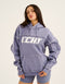Track Hoodie - Washed Blue