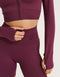 Arise Essential Zip-Up Long Sleeve - Blackberry