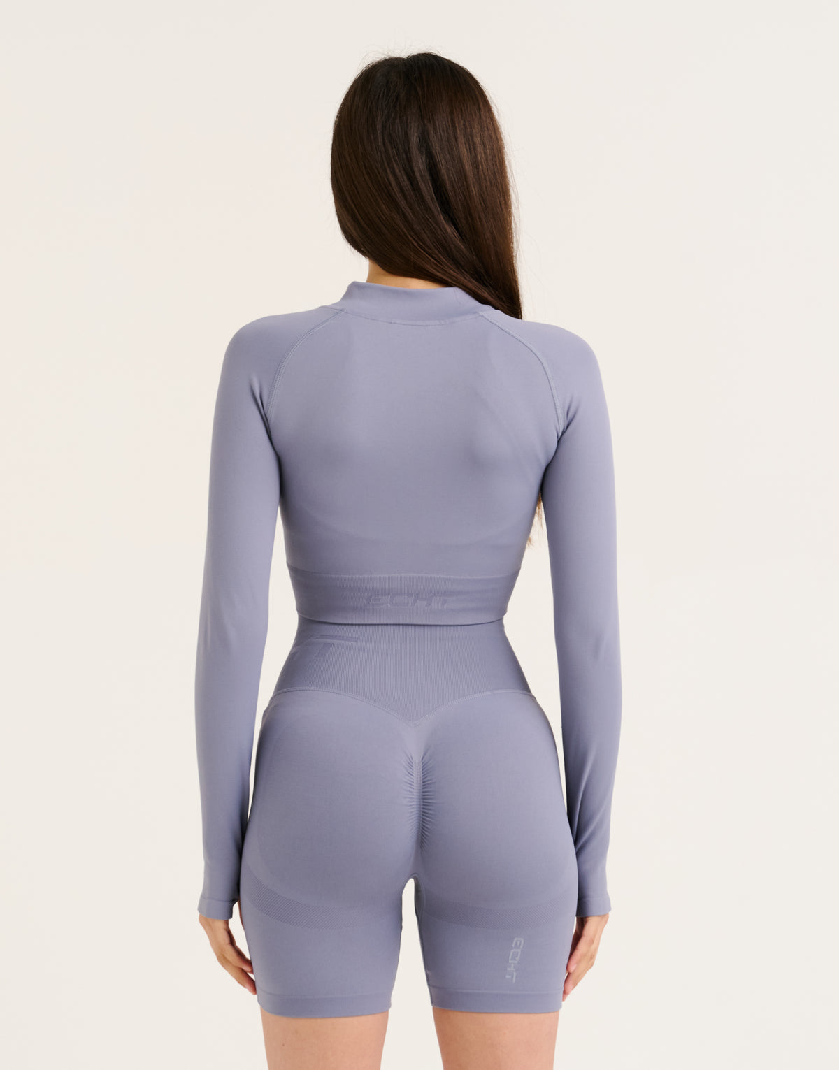 Arise Essential Zip-Up Long Sleeve - Washed Blue