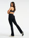 Sculpt Flare Lycra Pocket Leggings - Black
