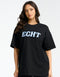 Bubble Oversize Tee - Black