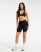 Ascend Pocket Mid-Waist Shorts 8" - Black
