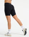 Ascend Pocket Mid-Waist Shorts 8" - Black