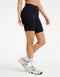 Ascend Pocket Mid-Waist Shorts 8" - Black