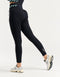 Arise Style Leggings - Black with Mint