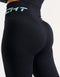 Arise Style Leggings - Black with Mint