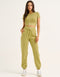 Elemental Layered Jogger Sweatpants - Olive