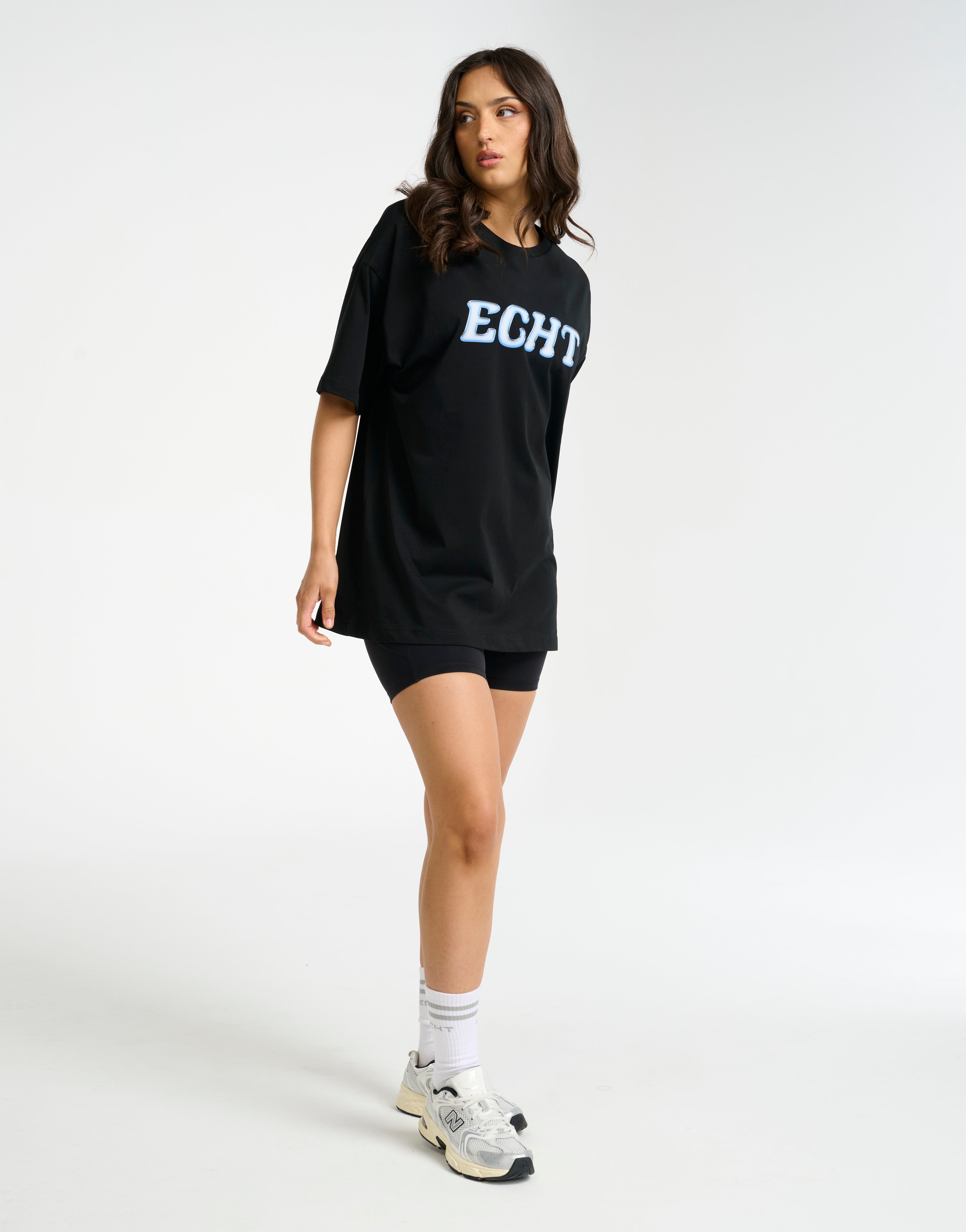 Bubble Oversize Tee - Black