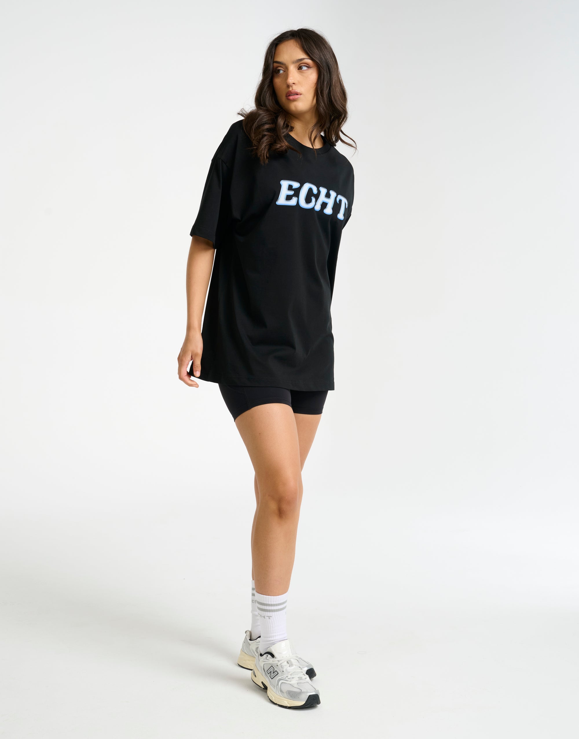 Bubble Oversize Tee - Black