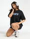 Bubble Oversize Tee - Black